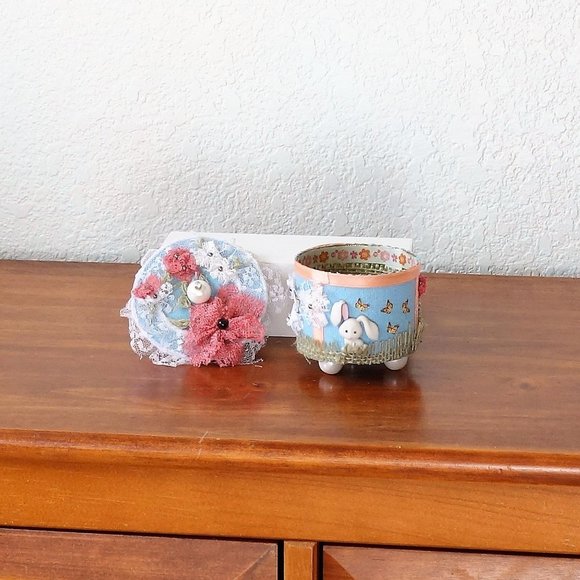 Tooth Fairy Box, Girls Ring Box, Girls Jewelry Box, Bunny Trinket Box - Picture 5 of 5